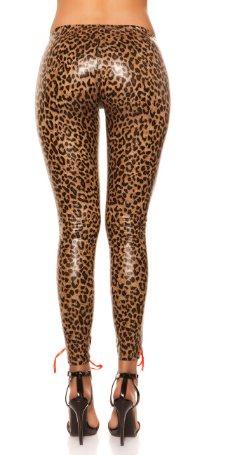 leggings with lacing at the front Leo